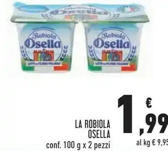 Conad La robiola osella 200 g(ml) offerta
