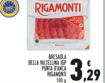 Conad Bresaola della valtellina igp punta d'anca 100 g(ml) offerta