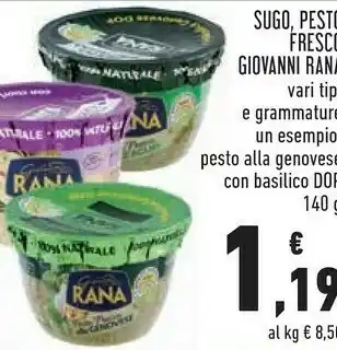 Conad Pesto fresco di noci 140 g(ml) offerta