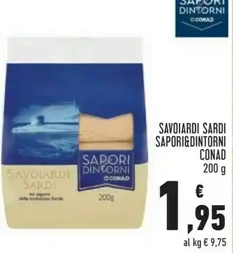 Conad Conad - savoiardi sardi 200 g(ml) offerta