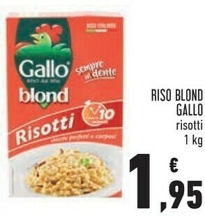 Conad Gallo - riso blond 1000 g(ml) offerta