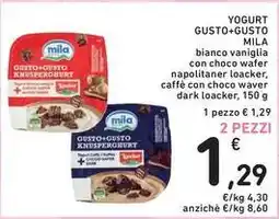 Spazio Conad Yogurt gusto+gusto MILA offerta