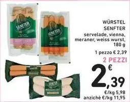 Spazio Conad Würstel SENFTER offerta
