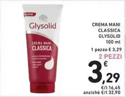 Spazio Conad Crema mani classica GLYSOLID offerta