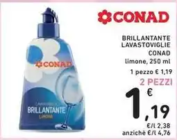 Spazio Conad Brillantante lavastoviglie CONAD offerta