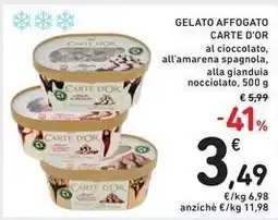 Spazio Conad Gelato affogato CARTE D'OR offerta