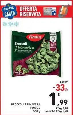 Spazio Conad Broccoli primavera FINDUS offerta