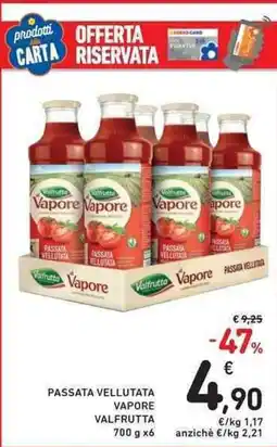 Spazio Conad Passata vellutata vapore VALFRUTTA offerta