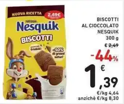 Spazio Conad Biscotti al cioccolato nesquik NESTLE offerta