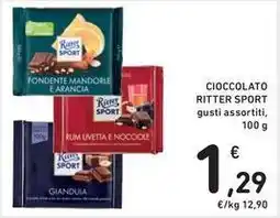 Spazio Conad Cioccolato RITTER SPORT offerta