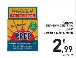 Spazio Conad Crema dermoprotettiva PREP offerta