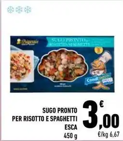 Conad City Sugo pronto per risotto e spaghetti ESCA offerta