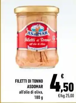 Conad City Filetti di tonno ASDOMAR offerta