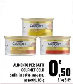 Conad City Alimento per gatti GOURMET GOLD offerta