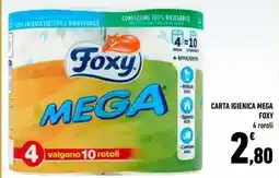 Conad City Carta igienica mega FOXY offerta