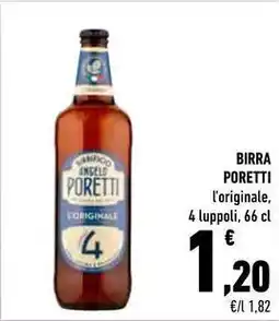 Conad City BIRRA PORETTI l'originale, 4 luppoli offerta
