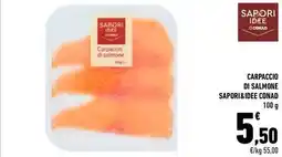 Conad City Carpaccio di salmone SAPORI&IDEE CONAD offerta