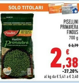 Conad Pisellini primavera offerta