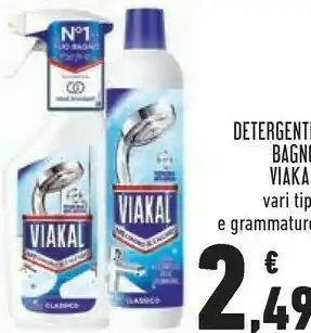 Conad Viakal detergenti bagno offerta