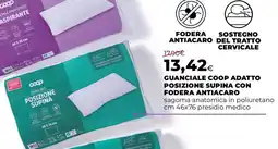 Ipercoop Guanciale coop adatto posizione supina con fodera antiacaro offerta