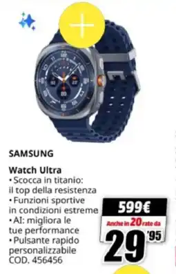 MediaWorld SAMSUNG Watch Ultra offerta
