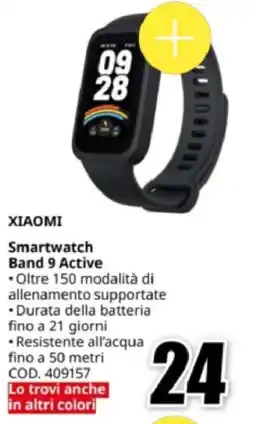 MediaWorld XIAOMI Smartwatch Band 9 Active offerta