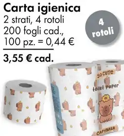 Tedi Carta igienica offerta