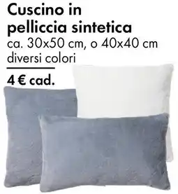 Tedi Cuscino in pelliccia sintetica offerta