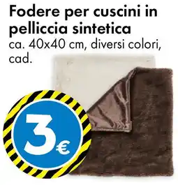 Tedi Fodere per cuscini in pelliccia sintetica offerta