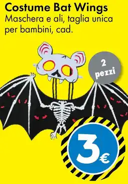 Tedi Costume Bat Wings offerta
