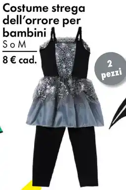 Tedi Costume strega dell'orrore per bambini offerta