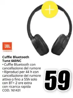 MediaWorld JBL Cuffie Bluetooth Tune 660NC offerta