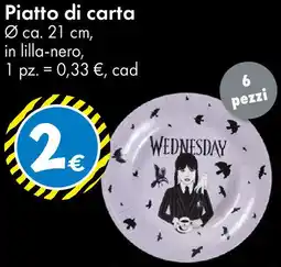 Tedi Piatto di carta offerta