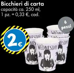 Tedi Bicchieri di carta offerta