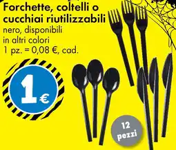 Tedi Forchette, coltelli o cucchiai riutilizzabili offerta