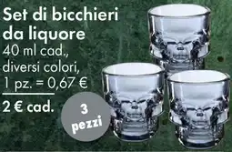 Tedi Set di bicchieri da liquore offerta