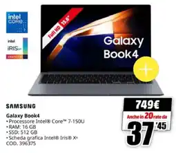 MediaWorld SAMSUNG Galaxy Book4 offerta