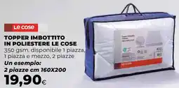 Extracoop Topper imbottito in poliestere LE COSE offerta