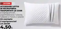 Extracoop Accessori letto in microfibra trapuntati LE COSE offerta