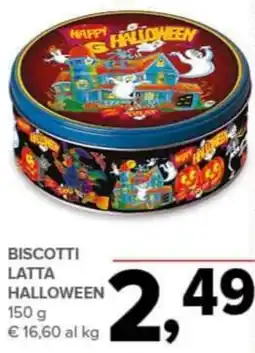 Todis Biscotti latta halloween offerta