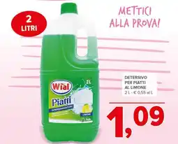 Todis Detersivo per piatti al limone offerta
