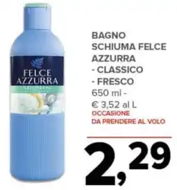 Todis Bagno schiuma felce azzurra offerta