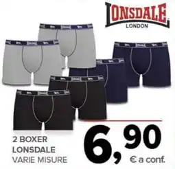 Todis 2 boxer LONSDALE offerta