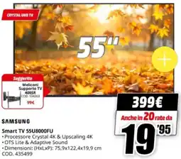 MediaWorld SAMSUNG Smart TV 55U8000FU offerta