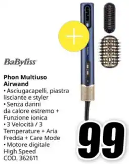MediaWorld BaByliss Phon Multiuso Airwand offerta