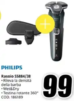 MediaWorld PHILIPS Rasoio S5884/38 offerta