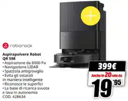 MediaWorld Roborock Aspirapolvere Robot QR 598 offerta