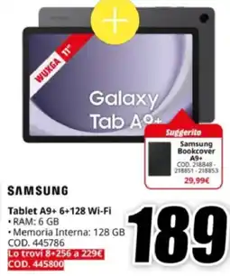 MediaWorld SAMSUNG Tablet A9+ 6+128 Wi-Fi offerta