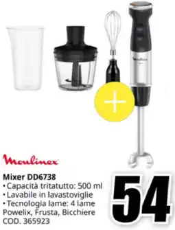 MediaWorld Moulinex Mixer DD6738 offerta