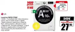 MediaWorld LG Lavatrice F4R7011TSWC offerta